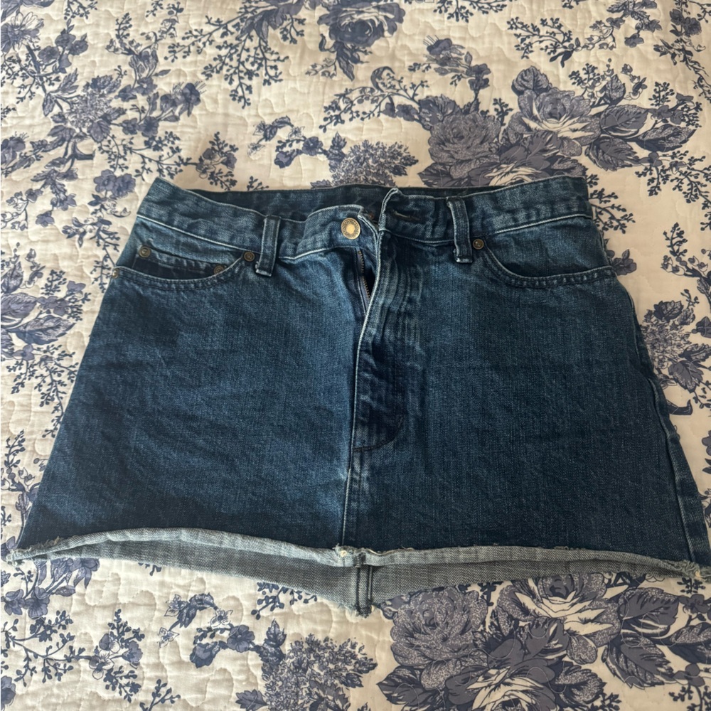 Free people denim skirt size 6